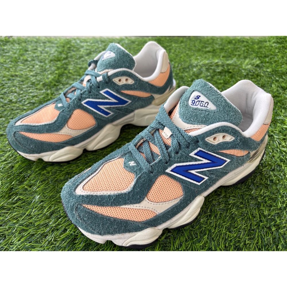 New Balance 9060 Mineral Teal Apricot GC9060GP Womens 6.5 Boys/Girls 5 Sneakers